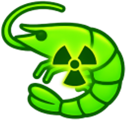 Radioactive Shrimp emoji