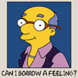 Simpsons Can I Borrow A Feeling emoji