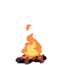 Campfire emoji