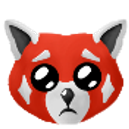Sad Red Panda emoji