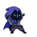 Shadow Ninja Pose emoji
