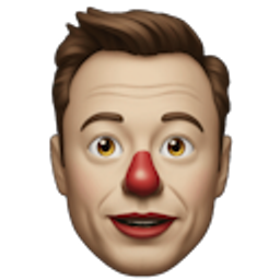 Elon Musk Clown emoji