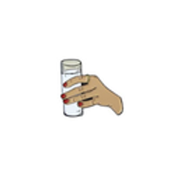 Hand Holding Glass emoji