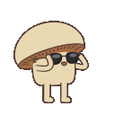 Mushroom Sunglasses emoji