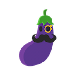Distinguished Aubergine emoji