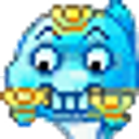 Blue Fish emoji