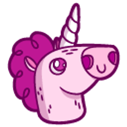 Unicorn Pink emoji