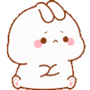 GIF Bunny Sad emoji