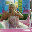 Barbie Wave emoji
