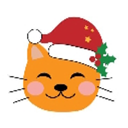 Cat Xmas emoji