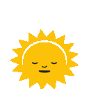 Dancing Happy Sun emoji