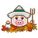 Autumn Pig emoji