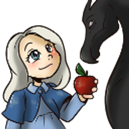 Girl Offer Apple Dragon emoji