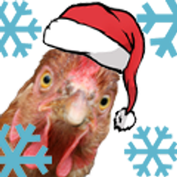 Christmasrooster emoji