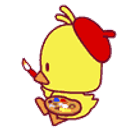 Duck Paint emoji