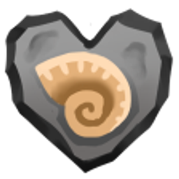 Fossil Heart emoji