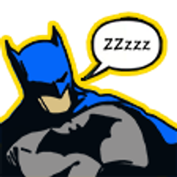 Zzz Batman emoji