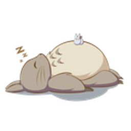 Sleeping Totoro emoji