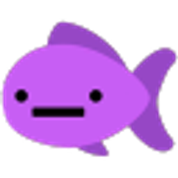 Purple Fish emoji