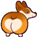 Corgi Booty emoji