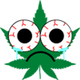 Sad Weed emoji