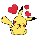 Pika Love emoji
