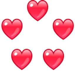 Revolving Hearts emoji