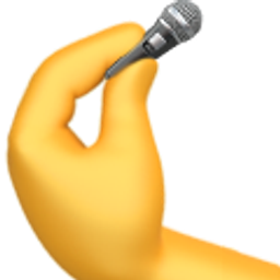 Tiny Mic Left emoji