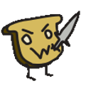 Evil Toast emoji