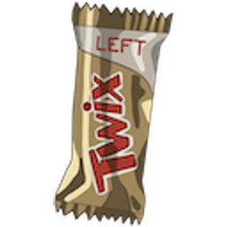 Left Twix emoji