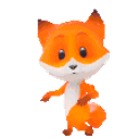 Dancing Fox emoji