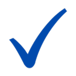 Blue Check Mark emoji