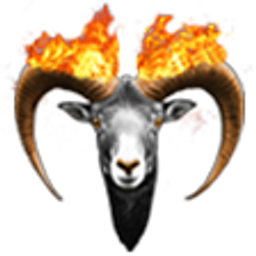 Flaming Goat emoji