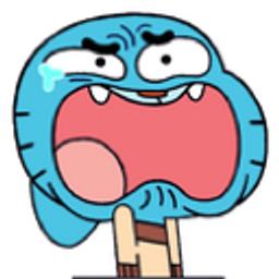 Gumball Yell emoji