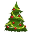 Moving Christmas Tree emoji