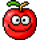 Cross Eyed Apple Red emoji