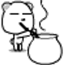 Stirring Pot Bear emoji
