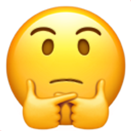 Thinking Face Both emoji