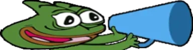 Pepegaphone emoji