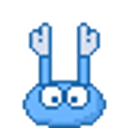 Bounce Blue emoji