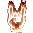 Fire Horns emoji