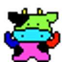 Cow Dance Technocolor emoji