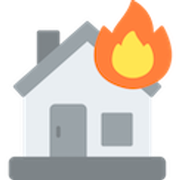 House On Fire emoji