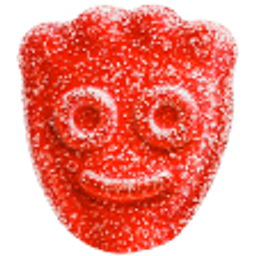 Sourpatch Face emoji