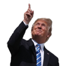 This Pointing Trump emoji