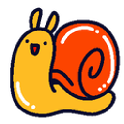 Orange Snail E emoji