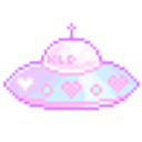 Ufo Pink emoji