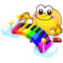 Rainbow Piano emoji