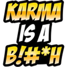 Karmaisabitch emoji
