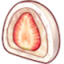Mochi Strawberry emoji